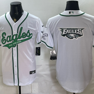 yp252080265-032 Eagles White Button-Up New Cool Base Stitched MLB Jersey KKB032 – 2026–27