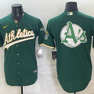 Athletics Green Special Edition New Cool Base Stitched MLB Jersey KKB043 – 2026–27