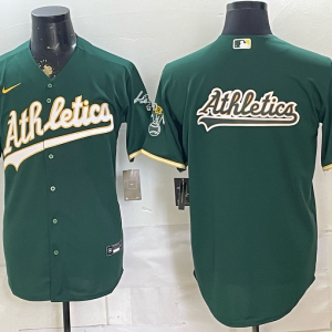 Athletics Green Special Edition New Cool Base Stitched MLB Jersey KKB050 – 2026–27