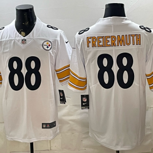 yp252952599-026 Steelers #88 Pat Freiermuth White Throwback Football Jersey Men’s Stitched NFL Elite Jersey KKB026 – 2026–27