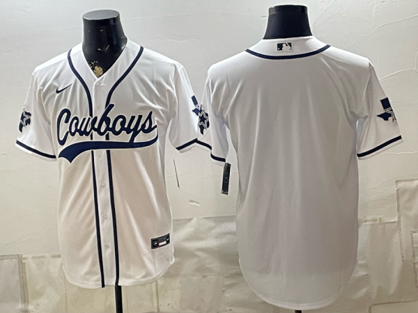 yp252952599-032 Cowboys White Baseball-Inspired Collaboration Jersey Men’s Stitched NFL Elite Jersey KKB032 – 2026–27