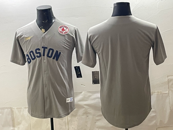 Red Sox Gray Vintage Baseball Jersey New Cool Base Stitched MLB Jersey KKB049 – 2026–27