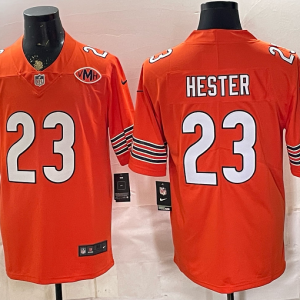 Bears #23 Devin Hester Orange and White Throwback Football Jersey Men’s Stitched NFL Elite Jersey KK016 – 2026–27