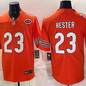 Bears #23 Devin Hester Orange and White Throwback Football Jersey Men’s Stitched NFL Elite Jersey KK017 – 2026–27