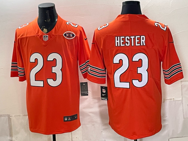 Bears #23 Devin Hester Orange and White Throwback Football Jersey Men’s Stitched NFL Elite Jersey KK017 – 2026–27