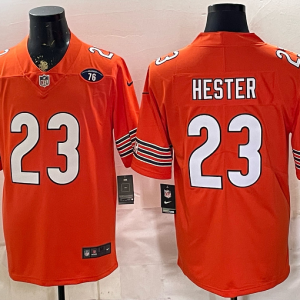 Bears #23 Devin Hester Orange and White Throwback Football Jersey Men’s Stitched NFL Elite Jersey KK018 – 2026–27