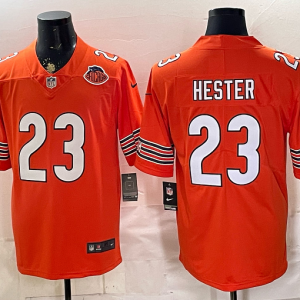 Bears #23 Devin Hester Orange and White Throwback Football Jersey Men’s Stitched NFL Elite Jersey KK019 – 2026–27