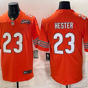 Bears #23 Devin Hester Orange and White Throwback Football Jersey Men’s Stitched NFL Elite Jersey KK020 – 2026–27