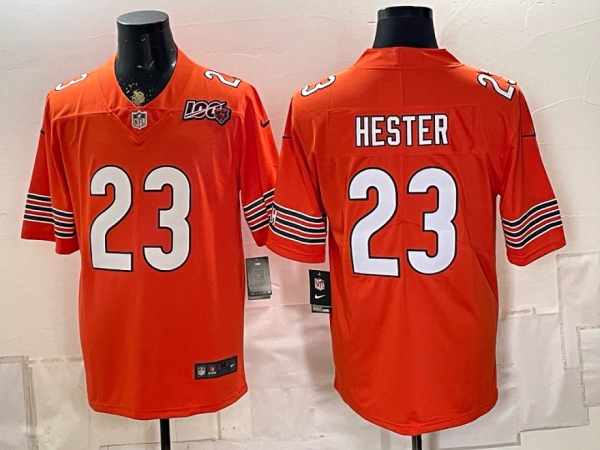 Bears #23 Devin Hester Orange and White Throwback Football Jersey Men’s Stitched NFL Elite Jersey KK020 – 2026–27