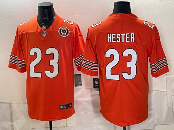 Bears #23 Devin Hester Orange and White Throwback Football Jersey Men’s Stitched NFL Elite Jersey KK021 – 2026–27