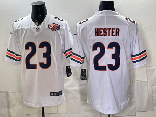 Bears #23 Devin Hester Orange and White Throwback Football Jersey Men’s Stitched NFL Elite Jersey KK028 – 2026–27