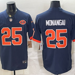 Bears #25 Kyle Monangai Navy Blue Throwback Football Jersey Men’s Stitched NFL Elite Jersey KK032 – 2026–27