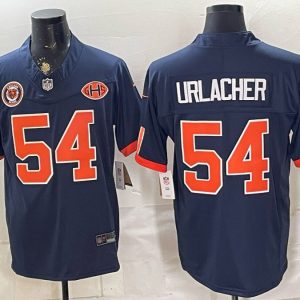Bears #54 Brian Urlacher Navy Blue Throwback Football Jersey Men’s Stitched NFL Elite Jersey KK035 – 2026–27