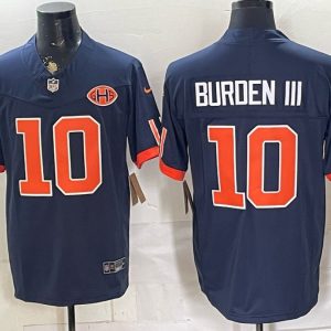 Bears #10 Luther Burden III Navy Blue Throwback Football Jersey Men’s Stitched NFL Elite Jersey KK038 – 2026–27