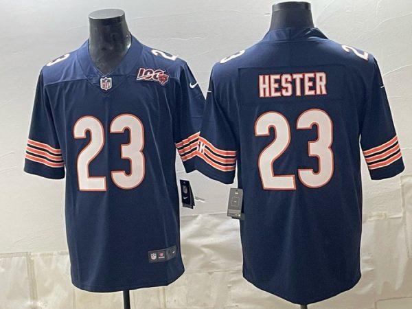 Bears #23 Devin Hester Navy Blue Throwback Football Jersey Men’s Stitched NFL Elite Jersey KK034 – 2026–27