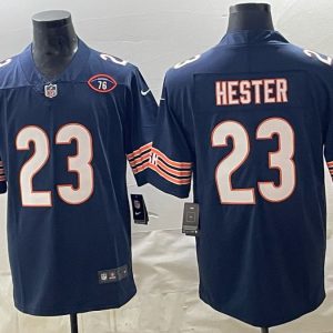 Bears #23 Devin Hester Navy Blue Throwback Football Jersey Men’s Stitched NFL Elite Jersey KK038 – 2026–27