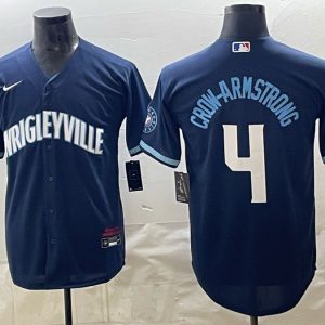 yp253275326-043 Cubs #4 Pete Crow-Armstrong Royal Blue Wrigleyville Baseball Jersey New Cool Base Stitched MLB Jersey KK043 – 2026–27