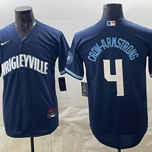 yp253275326-046 Cubs #4 Pete Crow-Armstrong Royal Blue Wrigleyville Baseball Jersey New Cool Base Stitched MLB Jersey KK046 – 2026–27