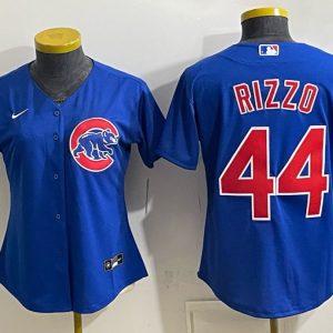 Cubs #44 Anthony Rizzo Royal Blue Alternate Baseball Jersey New Cool Base Stitched MLB Jersey KK063 – 2026–27