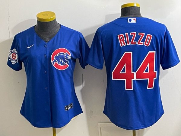 Cubs #44 Anthony Rizzo Royal Blue Alternate Baseball Jersey New Cool Base Stitched MLB Jersey KK063 – 2026–27