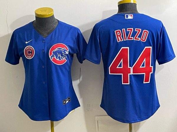 Cubs #44 Anthony Rizzo Royal Blue Alternate Baseball Jersey New Cool Base Stitched MLB Jersey KK064 – 2026–27