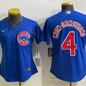yp253275326-066 Cubs #4 Pete Crow-Armstrong Royal Blue Alternate Baseball Jersey New Cool Base Stitched MLB Jersey KK066 – 2026–27