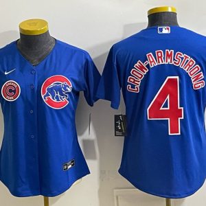 yp253275326-067 Cubs #4 Pete Crow-Armstrong Royal Blue Alternate Baseball Jersey New Cool Base Stitched MLB Jersey KK067 – 2026–27